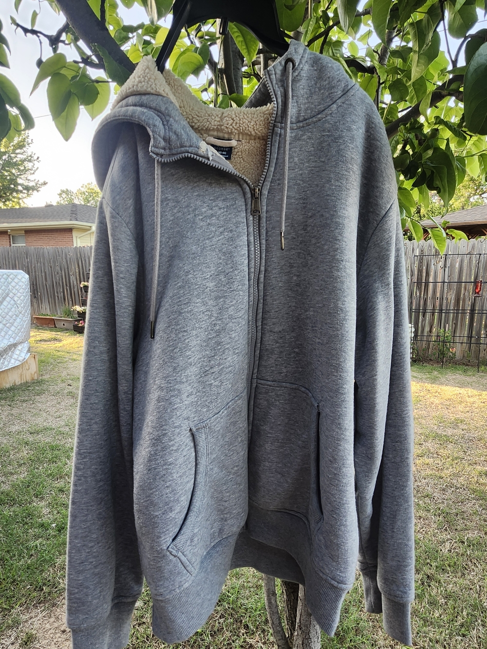 George Gray Sherpa-Lined Zip-Up Hoodie